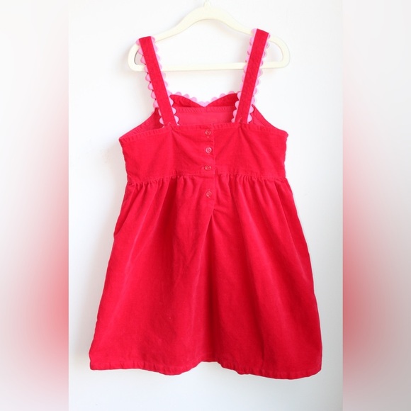Gymboree Red Dress with Pink Trim & Heart Design - Picture 4 of 5